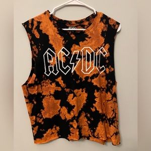 NEW AC/DC muscle t-shirt size L
